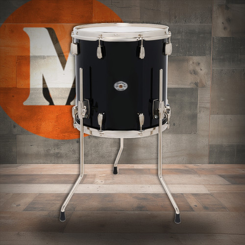 Slingerland Sl 14X14 Studio King Floor Tom, Del Norte Black (SDSK1414TTKLKDNB) | Musician Madness