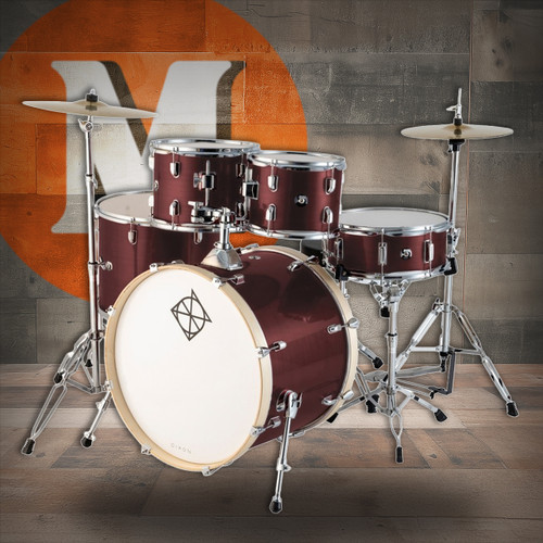 Dixon Spark Essential 5pc Complete Kit - Wine Red (PODSE522C2WR)