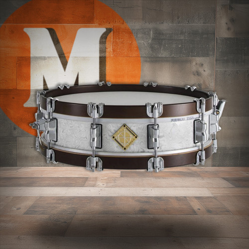Dixon Classic 3.5x14 Sub Zero White Wood Hoops (SCL354SWM) | Musician Madness