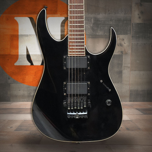 Ibanez MTM2 Mick Thomson Autographed Electric Guitar w/ Hard Case - Black - Used