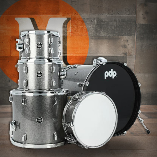PDP Centerstage 20'' Silver Sparkle Shell Pack (PDCE2015SS) | Musician Madness
