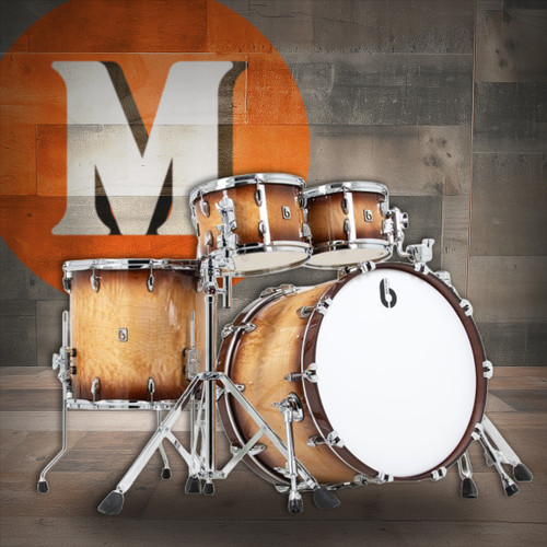 British Drum Co. Legend MBX Fusion 22 Kit - Burghley Fudge (LEG-MBX-22-FS-BF-U)
