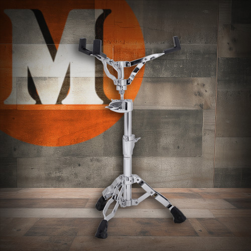 Mapex Armory 800 Snare Stand (S800) â€“ heavy-duty double-braced snare stand with gear tilter, slip-resistant feet, and adjustable height for professional drummers