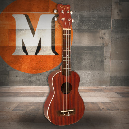 Kohala All Mahogany Soprano Ukulele W/ Binding (AK-S)