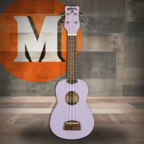 Kohala Soprano Tiki Series Ukulele Purple (KT-SPU)