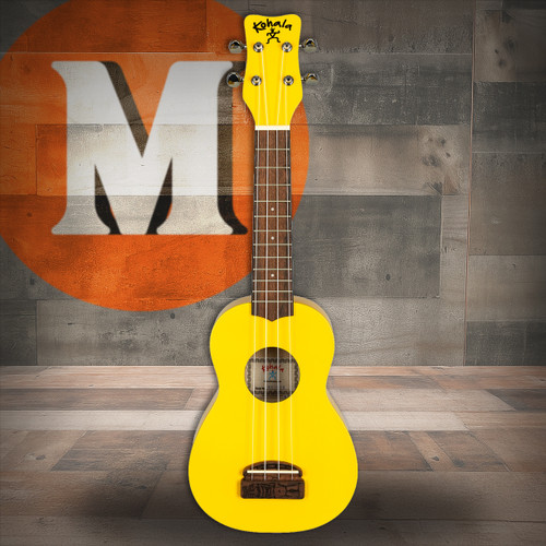 Kohala Soprano Tiki Series Ukulele Yellow (KT-SYE)