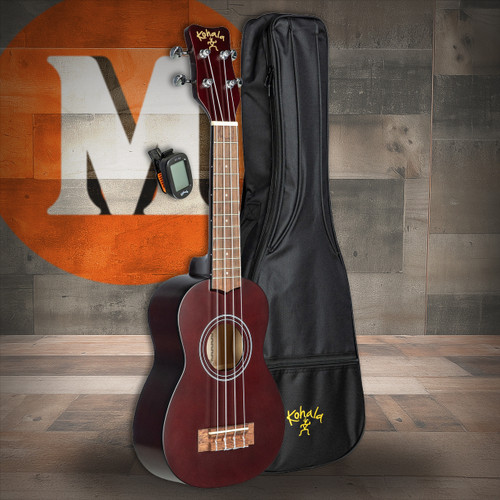 Kohala Soprano Ukulele Pack W/ Bag & Tuner (KPP-S)