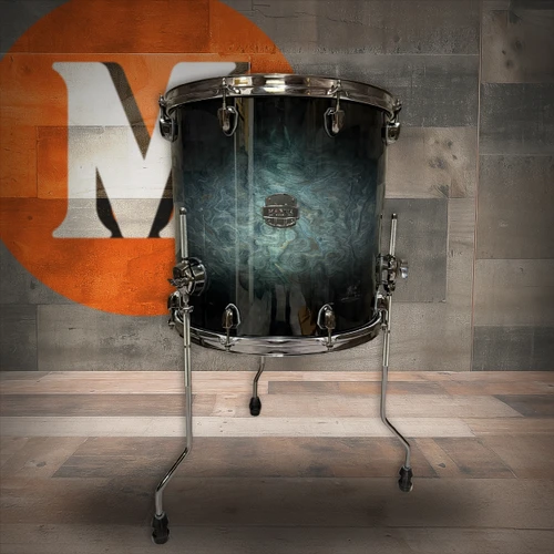 Mapex Saturn V 16x16 Floor Tom - Deep Water Maple Burl 