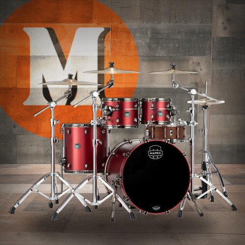 Mapex Saturn Evolution Rock 4 Piece Shell Pack Without Snare