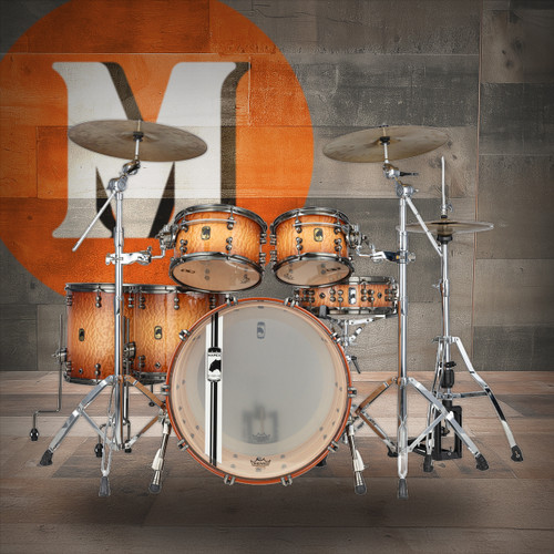 Mapex Versatus 5 Piece Shell Pack - Peach Burl Burst (BPDLNV628XBPW) | Musician Madness