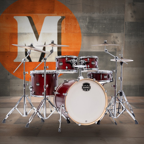 Mapex Mars Maple Rock Shell Pack - Merlot Satin (MM529SFWI) | Musician Madness