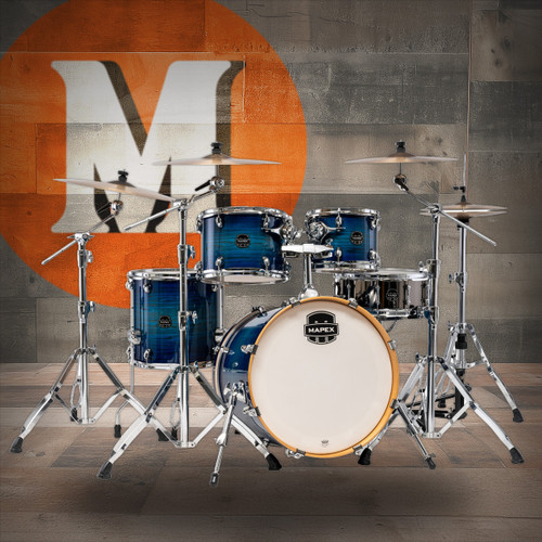 Mapex Armory Series Fusion Shell Pack - Blue Wave Burst (AR504SVNJ) | Musician Madness