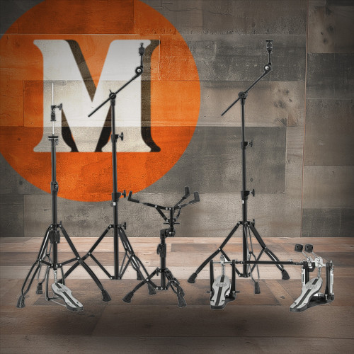 Mapex Mars 600 Hardware Pack Black Plated With Double Pedal (HP6005EB-DP) | Musician Madness