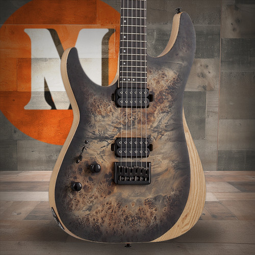 Schecter Reaper-6 Left-handed - Satin Charcoal Burst (1512) | Musician Madness