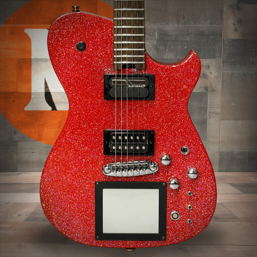 Cort MBM-2 Manson Electric Guitar w/ Kaoss Pad and Sustainiac Electric Guitar w/ Hard Case - Red Xtra Sparkle (MBM2KAOS_REDXS)