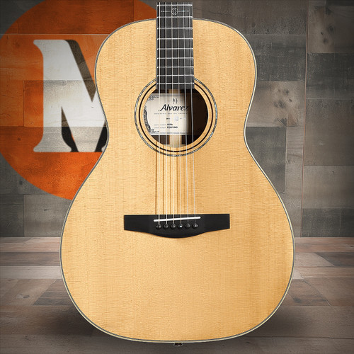 Alvarez Laureate Parlor Guitar Acoustic Electric (LP70E) | Musician Madness