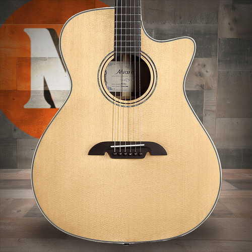 Alvarez Masterworks Grand Auditorium Guitar Acoustic Electric Armrest Bevel with Cutaway (MG70ce) | Musician Madness