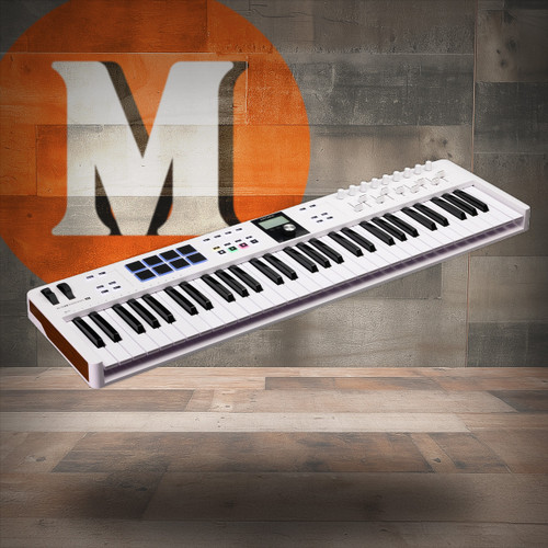 Arturia Keylab Essential Mk3 61-key Midi Controller - White (231531) | Musician Madness