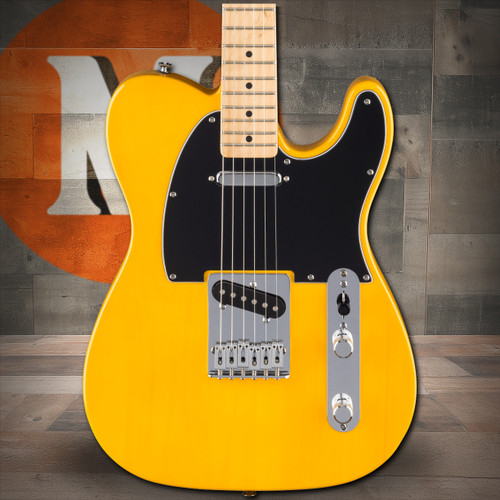 Fender Standard Telecaster Maple Fingerboard, Black Pickguard, Butterscotch Blonde | Musician Madness