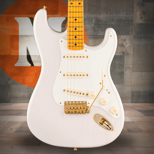 Fender Limited Edition American Vintage II 1957 Stratocaster Flame Maple Fingerboard, White Blonde | Musician Madness