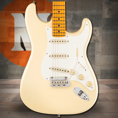 Fender Lincoln Brewster Stratocaster Maple Fingerboard, Olympic Pearl | Musician Madness