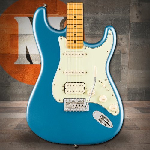 Fender American Professional Classic Stratocaster HSS, Maple Fingerboard, Faded Lake Placid Blue | Musician Madness