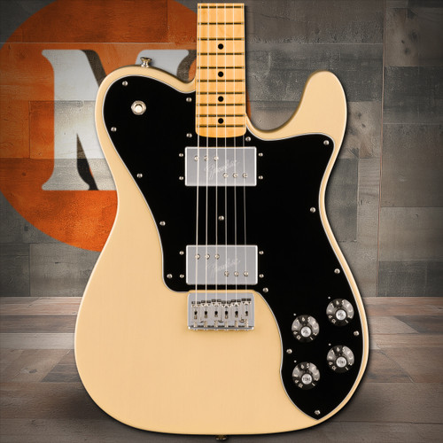 Fender American Vintage II 1975 Telecaster Deluxe, Maple Fingerboard, Vintage Blonde | Musician Madness