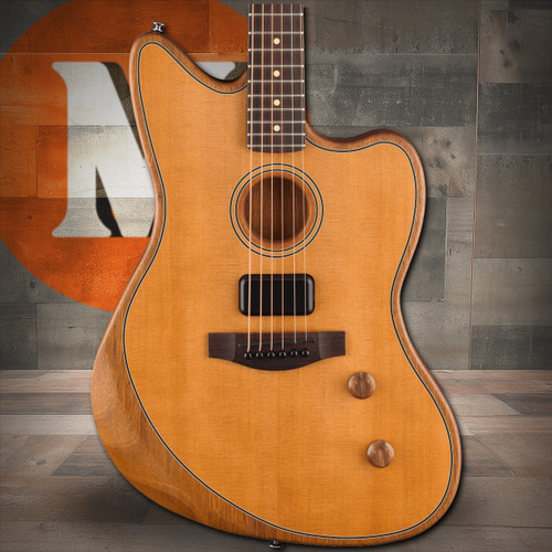 Fender Acoustasonic Standard Jazzmaster Aged Natural | Musician Madness