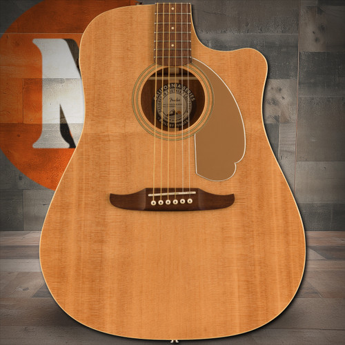 Fender Redondo Player, Walnut Fingerboard, Gold Pickguard, Natural | Musician Madness
