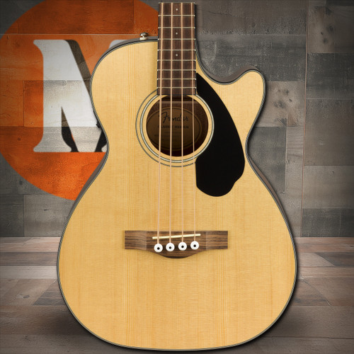 Fender CB-60SCE Bass, Walnut Fingerboard, Natural | Musician Madness