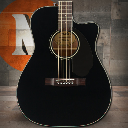 Fender CC-60SCE Concert, Walnut Fingerboard, Black | Musician Madness