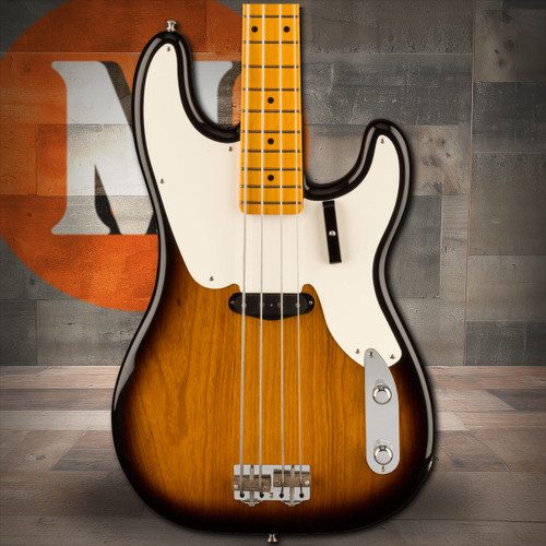 Fender American Vintage II 1954 Precision Bass Maple Fingerboard, 2-Color Sunburst | Musician Madness