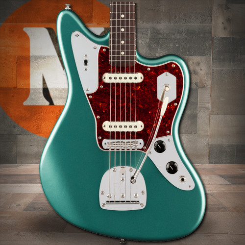 Fender American Professional Classic Jaguar Rosewood Fingerboard, Faded Sherwood Green Metallic | Musician Madness