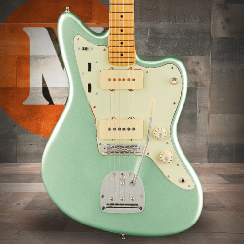 Fender American Professional II Jazzmaster Maple Fingerboard, Mystic Surf Green | Musician Madness