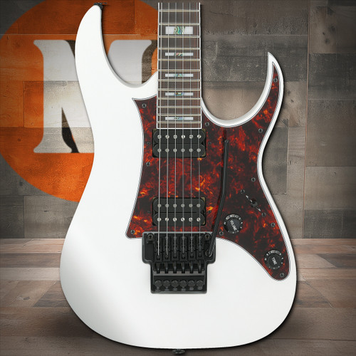 Ibanez RG Prestige 6 String Electric Guitar w/Case - White Flat (RG653DXWHF) | Musician Madness