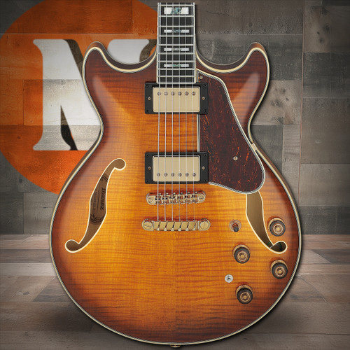 Ibanez AM Artstar 6 String Electric Guitar w/Case - Antique Tobacco Burst (AM153FMATT) | Musician Madness