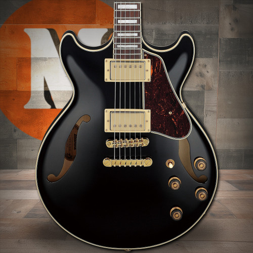 Ibanez AM Artcore 6 String Electric Guitar  - Black (AM73GBK) | Musician Madness