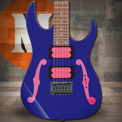 Ibanez Paul Gilbert Signature 6 String Electric Guitar (22.2" scale) - Jewel Blue (PGMM11JB)
