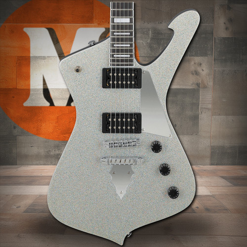 Ibanez Paul Stanley Signature 6 String Electric Guitar  - Silver Sparkle (PS60SSL)