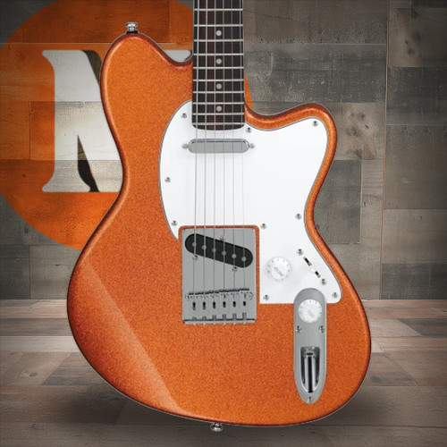 Ibanez Yvette Young Signature 6 String Electric Guitar - Orange Cream Sparkle (YY20OCS)