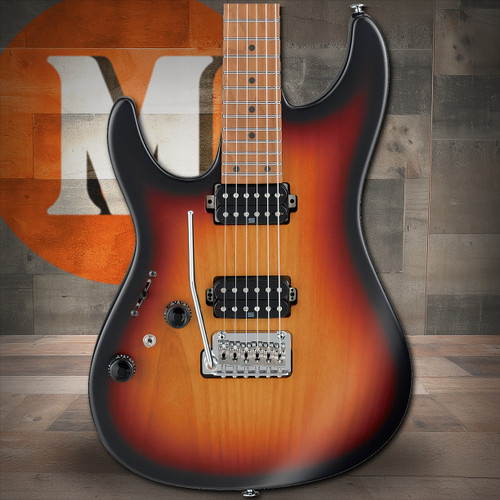 Ibanez AZ Prestige 6 String Electric Guitar w/Case - Tri Fade Burst Flat (AZ2402LTFF) | Musician Madness