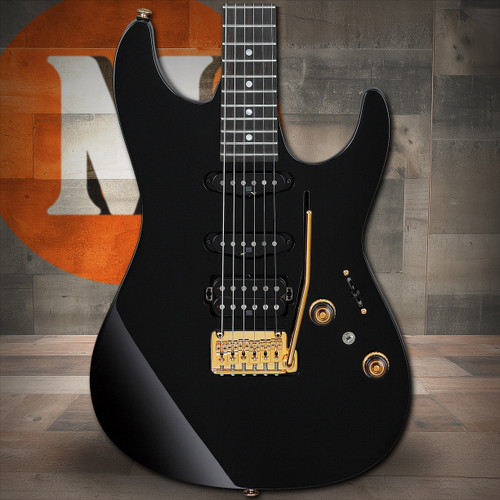 Ibanez AZ Premium 6 String Electric Guitar w/ Bag - Black (AZ26P1BK) | Musician Madness