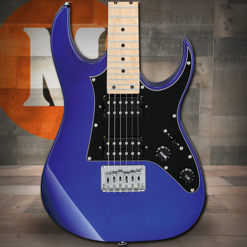 Ibanez GIO RG miKro 6 String Electric Guitar - Jewel Blue (GRGM21MJB)