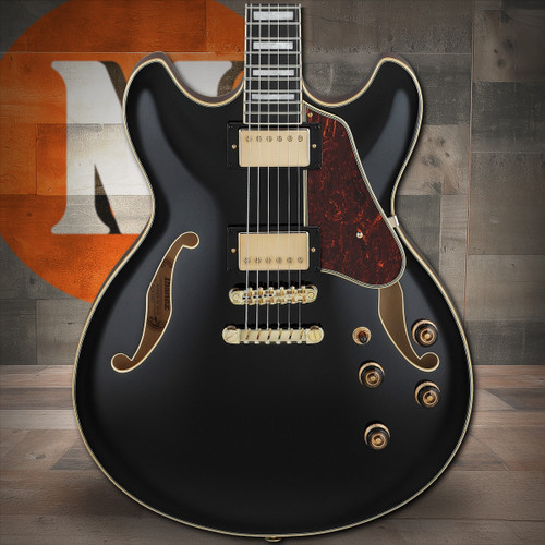 Ibanez AS Artcore 6 String Electric Guitar  - Black (AS93BCBK)