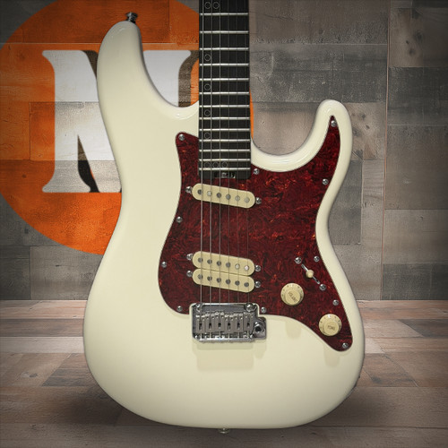 Schecter MV-6 Electric Guitar - Olympic White (4204) | Musician Madness