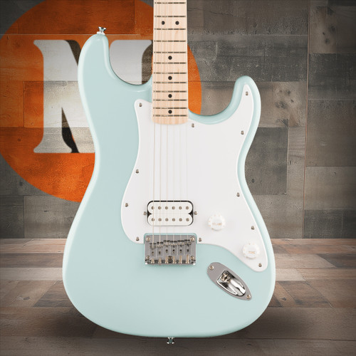 Squier Squier Sonic Stratocaster HT H - Maple Fingerboard - White Pickguard - Sonic Blue | Musician Madness