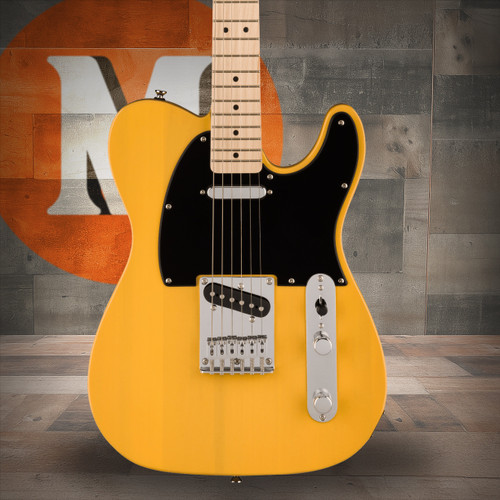 Squier Squier Sonic Telecaster - Maple Fingerboard - Black Pickguard - Butterscotch Blonde | Musician Madness