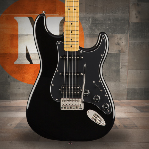 Squier Classic Vibe '70s Stratocaster HSS - Maple Fingerboard - Black | Musician Madness