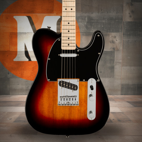 Squier Affinity Series Telecaster - Maple Fingerboard - Black Pickguard - 3-Color Sunburst | Musician Madness