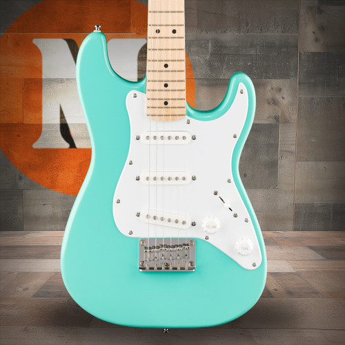 Squier Mini Stratocaster - Maple Fingerboard - White Pickguard - Sea Foam Green | Musician Madness